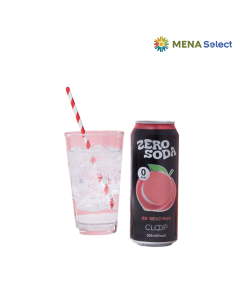 Nước Soda Zero Cloop Hương Đào Lon 500ml