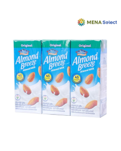 Sữa Hạt Hạnh Nhân Almond Breeze Nguyên Chất Lốc 3x180ml
