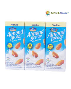 Sữa Hạt Hạnh Nhân Vị Vanilla Almond Breeze Lốc 3x180ml