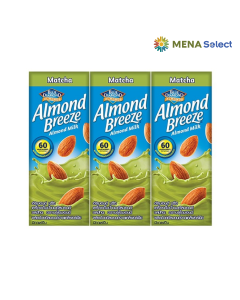 Sữa Hạt Hạnh Nhân Vị Trà Xanh Almond Breeze Lốc 3x180ml