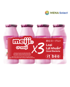 Sữa Chua Uống Dâu Tây Meiji Paigen Lốc 4x85ml