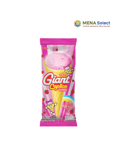 Bánh Ốc Quế Glico Caplico Dâu Gói 27g