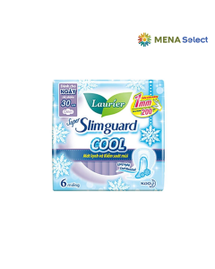 Băng Vệ Sinh Laurier Cool Siêu Mỏng Cánh 30cm Gói 6 Miếng