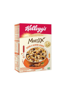 Ngũ Cốc Kellogg’s Mueslix Nho Hạnh Nhân Hộp Giấy 355g