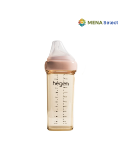 Bình Sữa Hegen PPSU 330ml Núm Ti Trên 6 Tháng Hồng
