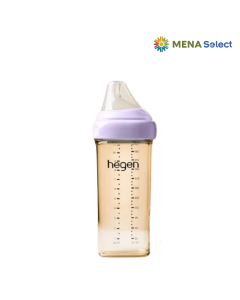 Bình Sữa Hegen PPSU 330ml Núm Ti Trên 6 Tháng Tím