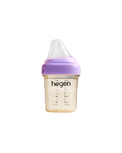 Bình sữa Hegen PPSU núm ti từ 1-3 tháng màu tím 150ml