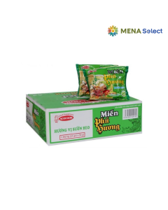 Thùng 24 Gói Miến Phú Hương Sườn Heo 55g