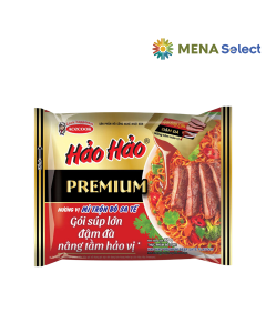 Mì Trộn Bò Sa Tế Premium Hảo Hảo Gói 88g