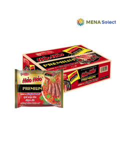 Mì trộn Hảo Hảo Premium vị bò sa tế thùng 30 gói x 88g