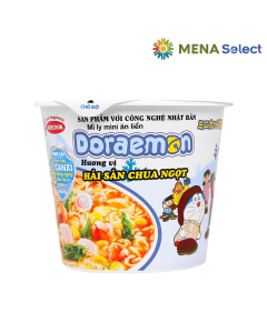 M&igrave; Mini Doraemon Hải Sản Chua Ngọt Ly 53g