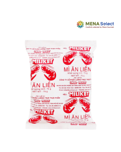 Mì Kraft Miliket Hai Tôm Trắng Gói 75g