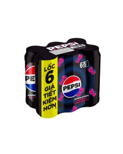 Lốc 6 Lon Nước Ngọt Pepsi Phúc Bồn Tử Zero 320ml