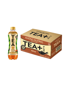 Trà ô long Tea+ Plus không đường thùng 24 chai x 450ml