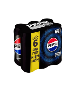 Lốc 6 Lon Nước Ngọt Pepsi Zero 320ml