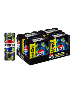 Th&ugrave;ng 24 Lon Nước Ngọt Pepsi Chanh Zero 320ml