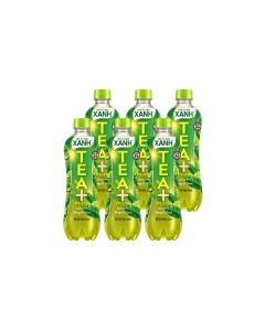 Trà ô long Tea+ Plus xanh vị chanh lốc 6 chai x 450ml