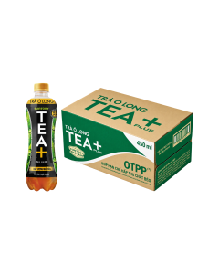 Trà ô long Tea+ Plus vị truyền thống thùng 24 chai x 450ml