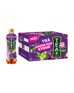 Trà ô long Tea+ Plus vị nho Kyoho thùng 24 chai x 450ml