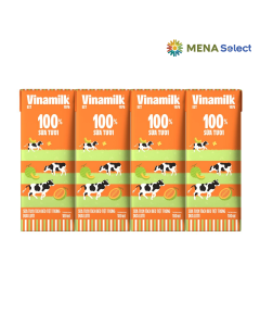 Sữa Tươi Tiệt Trùng Tách Béo Dưa Lưới Vinamilk Lốc 4x180ml
