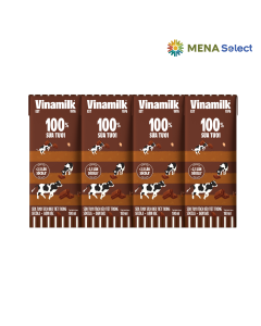 Sữa Tươi Tiệt Trùng Socola Tách Béo Vinamilk Lốc 4x180ml