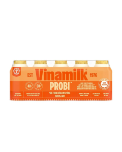 Sữa Chua Uống Men Sống Probi Hương Cam Vinamilk Lốc 5x65ml