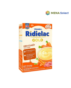 Bột Ăn Dặm Heo C&agrave; Rốt Ridielac Hộp 200g