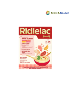 Bột Ăn Dặm 4 G&oacute;i Vị Mặn Ridielac Hộp 200g