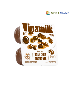 Lốc 4 Hộp Sữa Chua Trân Châu Đường Đen Vinamilk 100g
