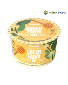 Sữa Chua Cao Đạm Mật Ong Tự Nhiên Ngũ Cốc Green Farm Vinamilk Hộp 123g