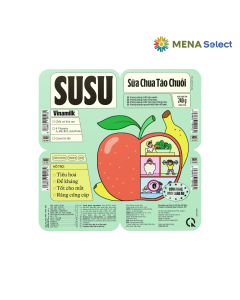 Sữa Chua Táo Chuối Susu Vinamilk Lốc 4x60g