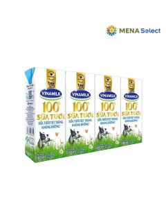Sữa Tươi Tiệt Trùng Không Đường Vinamilk 180ml
