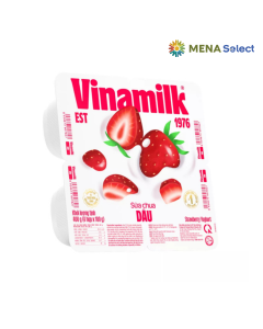 Lốc 4 Hộp Sữa Chua Dâu Vinamilk 100g