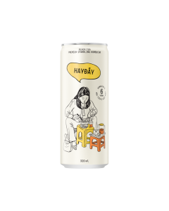 Kombucha Có Gaz HAYĐẤY Vị Trà Đen Lon 320ml