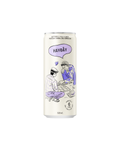 Kombucha Có Gaz HAYĐẤY Vị Hoa Đậu Biếc Lon 320ml
