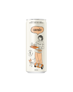 Kombucha Có Gaz HAYĐẤY Vị Táo Đào Vàng Lon 320ml