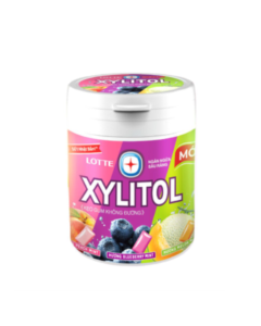 Kẹo Gum Không Đường Xylitol Hương Trái Cây Hỗn Hợp Hũ 130,5g