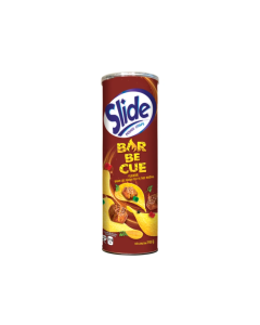 Snack khoai t&acirc;y Slide thịt nướng lon 145g 