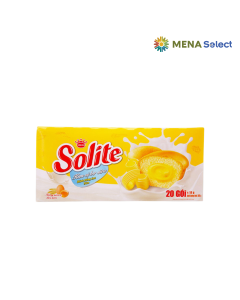 Bánh Bông Lan Cuộn Solite Bơ Sữa Hộp Giấy 20x18g