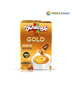 Cà Phê Hòa Tan Vinacafe Gold 3 trong 1 Vị Nguyên Bản Hộp 306g