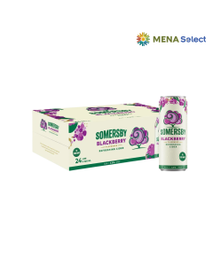 Nước táo lên men Somersby vị mâm xôi thùng 24 lon x 320ml