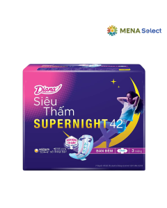 Băng Vệ Sinh Diana Siêu Thấm Supernight Gói 4 Miếng