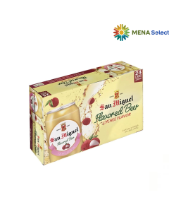 Thùng 24 Lon Bia Trái Cây San Miguel Vải 330ml