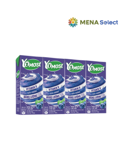 Lốc 4 Hộp Sữa Chua Uống Yomost Bạc H&agrave; Việt Quất 170ml