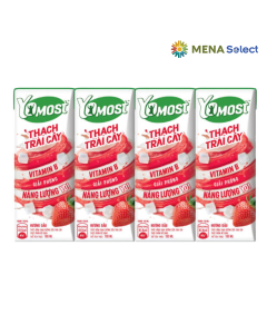 Lốc 4 Hộp Sữa Chua Uống Yomost Dâu Thạch Trái Cây 180ml