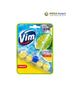 Vỉ 9V Treo Bồn Cầu Hương Chanh Vim 50g