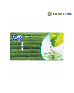 Khăn giấy lụa Pulppy trà xanh hộp 100 tờ