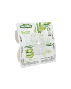 Sữa chua Nutimilk vị nha đam hũ lốc 4 hũ x100g