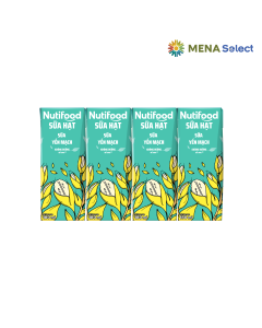 Sữa hạt NutiFood yến mạch lốc 4 hộp x 180ml