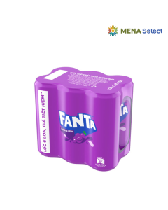 Lốc 6 Lon Nước Ngọt Fanta Nho 320ml